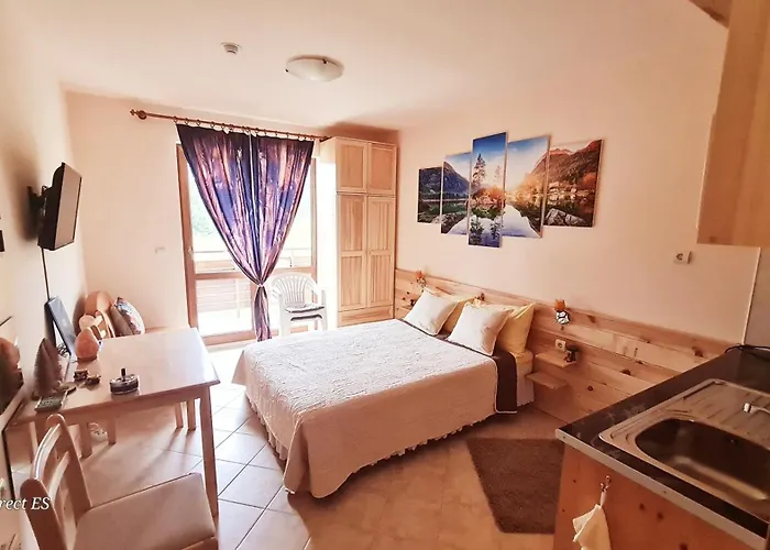 公寓 приветливо смарт студио, с изглед към снежанка и писта пампорово-стойките *